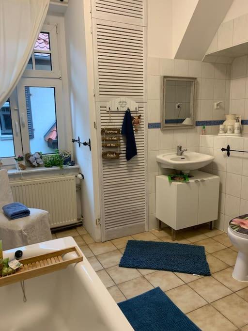 100 Qm Ferienwohnung Am Heiligen Brunnen เควดลินบวร์ก ภายนอก รูปภาพ